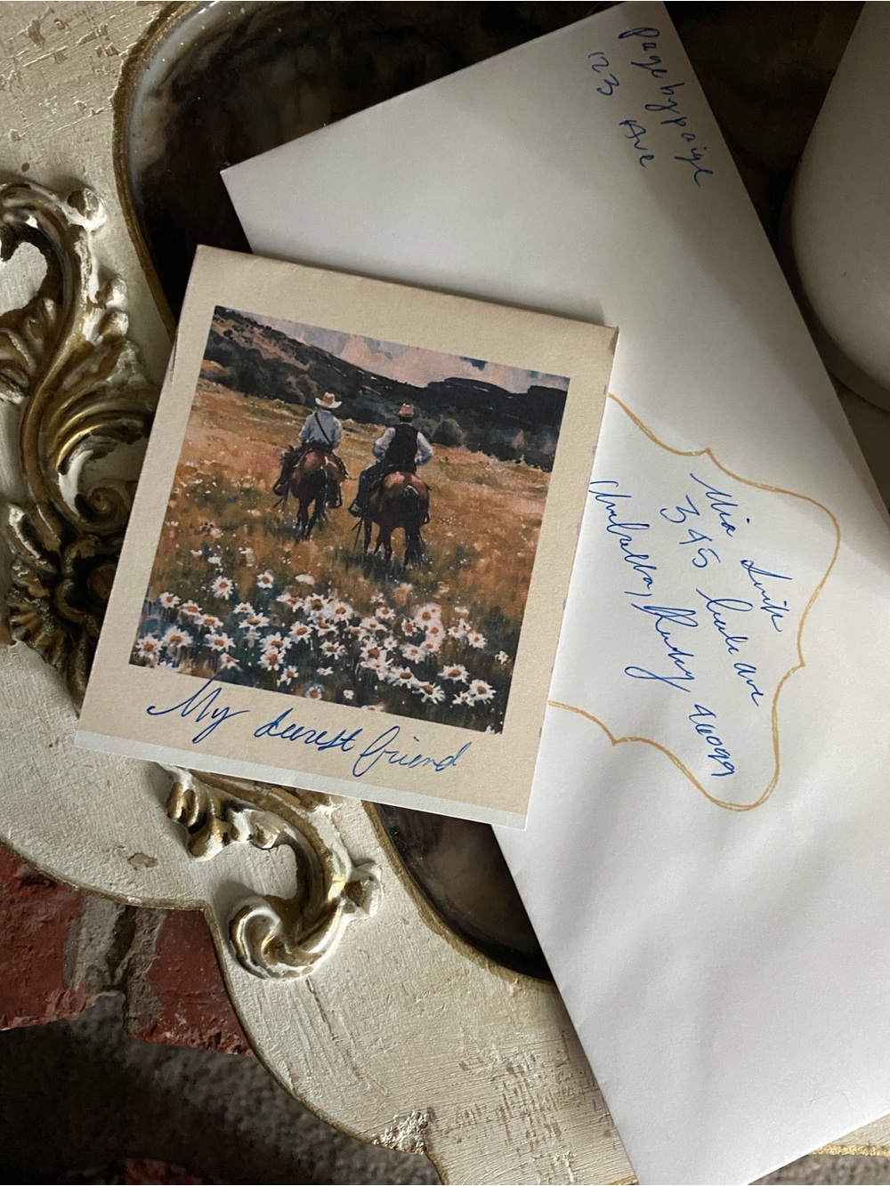 Cowboy Ranch Cards and Envelopes